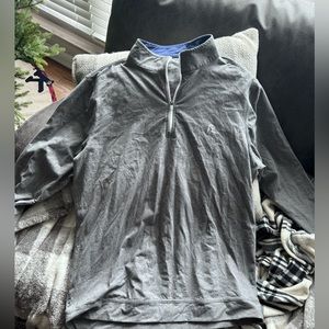 Rhoback gray quarter zip